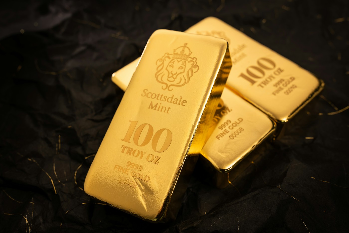 Gold bullion, illustrative precious-metals photography